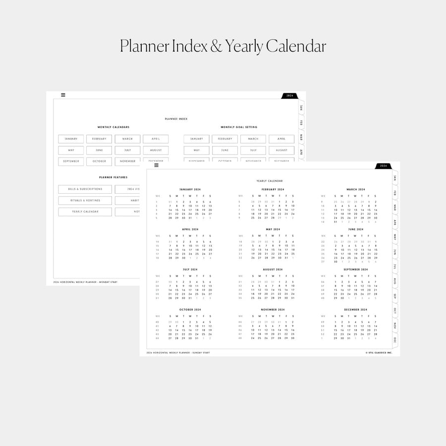 2024 Digital Planner (Sunday Start)