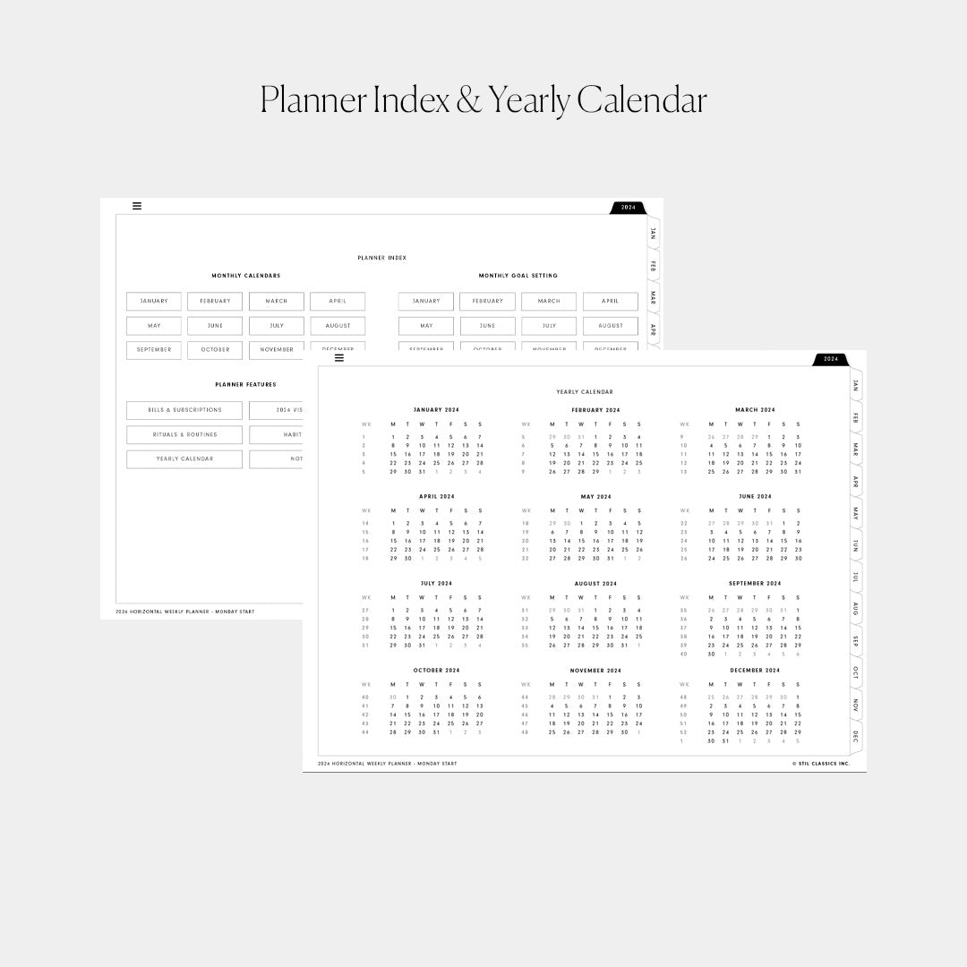 Digital Planner 2024 - Q1 Edition, 124 Pages