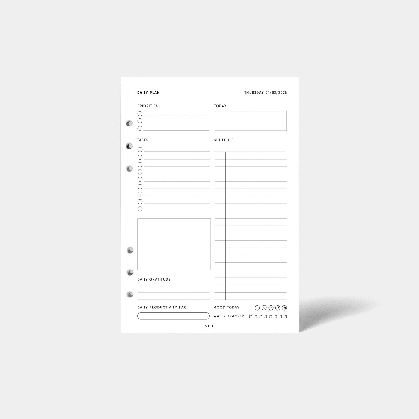 2025 Daily Planner Insert (6Ring) STIL