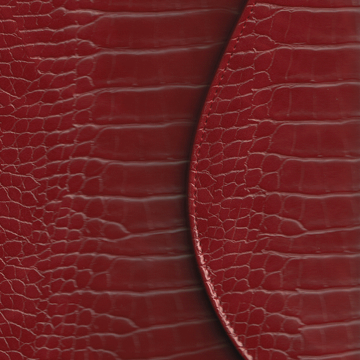 A5 Binder | Cherry Croc