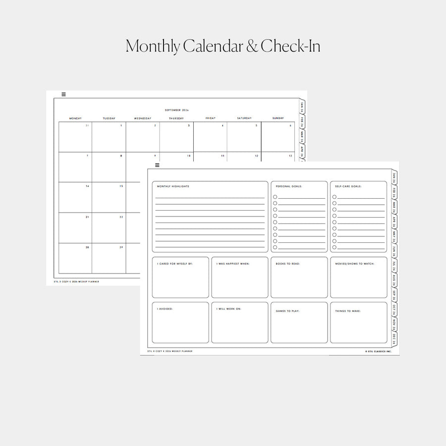 STIL x Cozy K 2026 Digital Planner