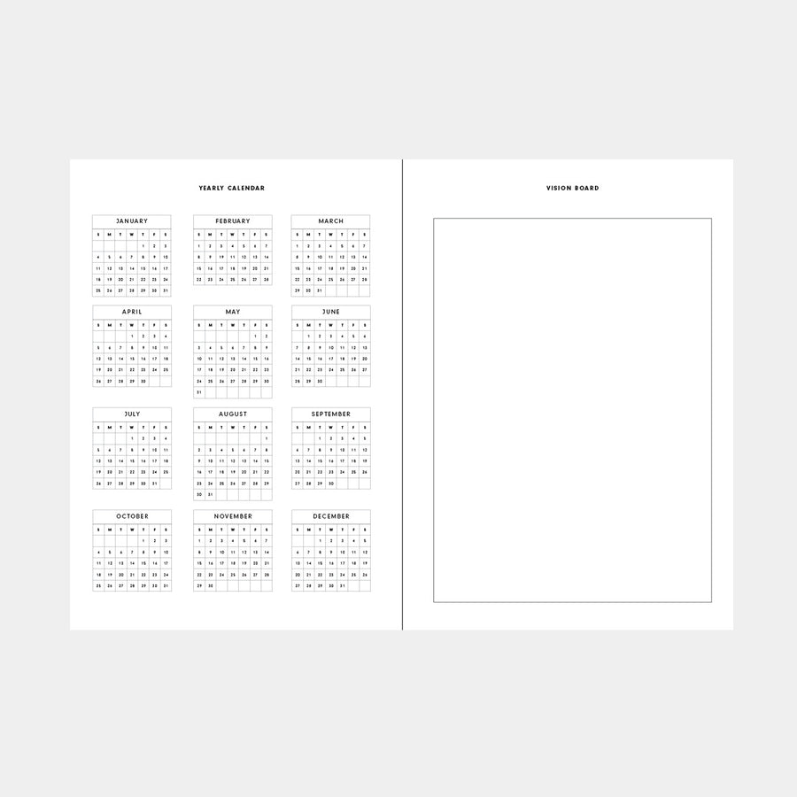2026 Weekly Planner Insert - Monday (6-Ring)