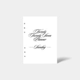 2027 Weekly Planner Insert - Sunday (6-Ring)