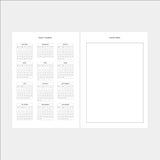 2027 Weekly Planner Insert - Sunday (6-Ring)