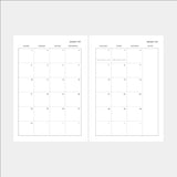 2027 Weekly Planner Insert - Sunday (6-Ring)