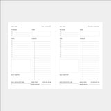 2027 Daily Planner Insert (6-Ring)