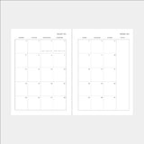 2027 Weekly Planner Insert - Monday (6-Ring)