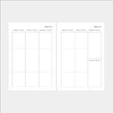 2027 Weekly Planner Insert - Monday (6-Ring)