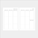 26/27 Weekly Planner Insert - Monday (6-Ring)