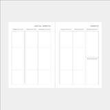 Sept-Start 26/27 Weekly Planner Insert - Monday (6-Ring)