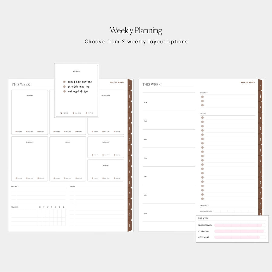 STIL x Eilla Undated Weekly Digital Planner