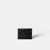 Card Wallet | Black Croc