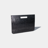 Laptop Folio | Onyx Croc