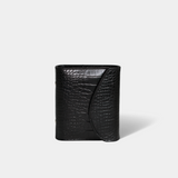 Personal Wide Binder | Onyx Croc
