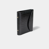 Personal Wide Binder | Onyx Croc