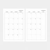 Sept-Start 26/27 Weekly Planner Insert - Monday (6-Ring)