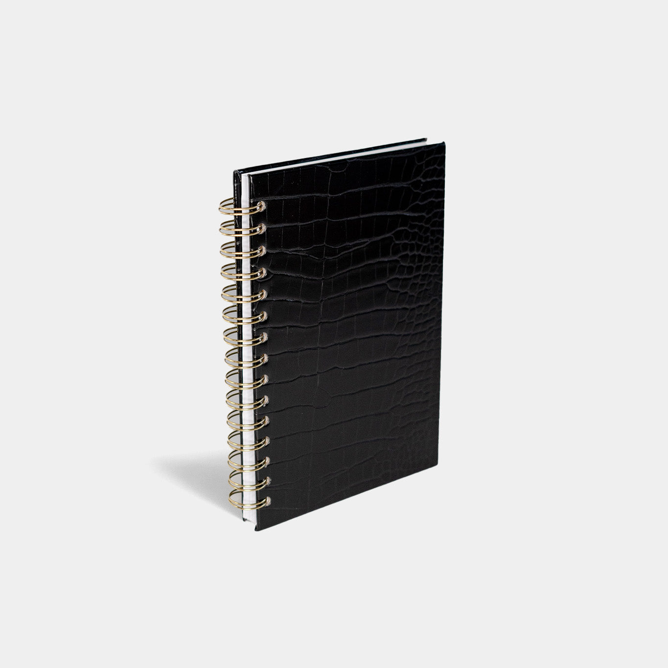 Croc Coil Notebook | Onyx