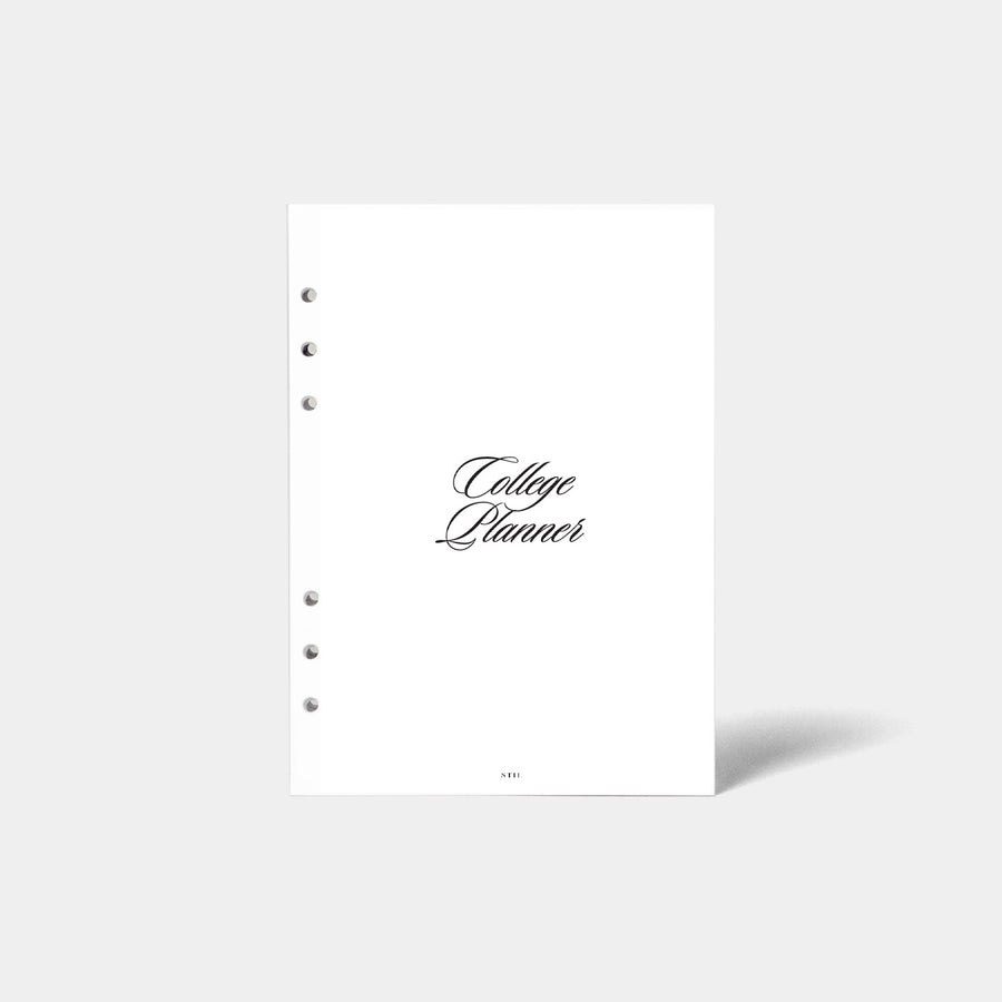 College Planner Insert (6-Ring)