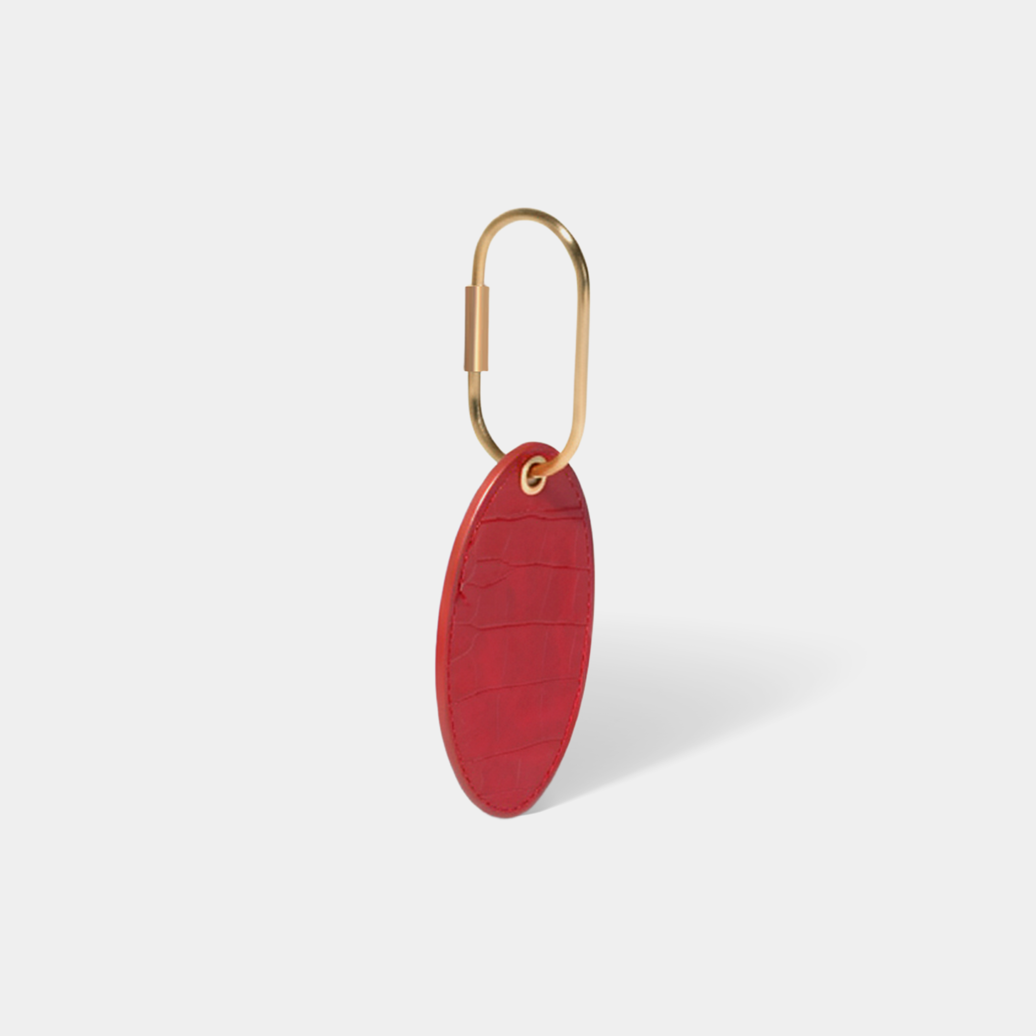 Monogram Keychain | Cherry Croc