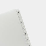 Monthly Planner Divider Tabs (6-Ring)