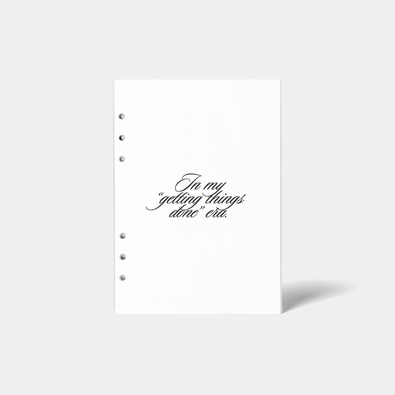 Get It Done Planner Insert (6-Ring)