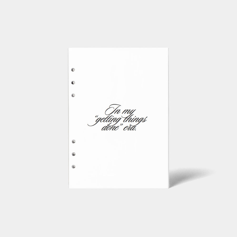 Get It Done Planner Insert (6-Ring)