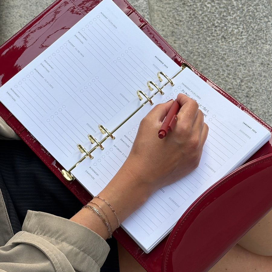 2026 Weekly Planner Insert - Monday (6-Ring)