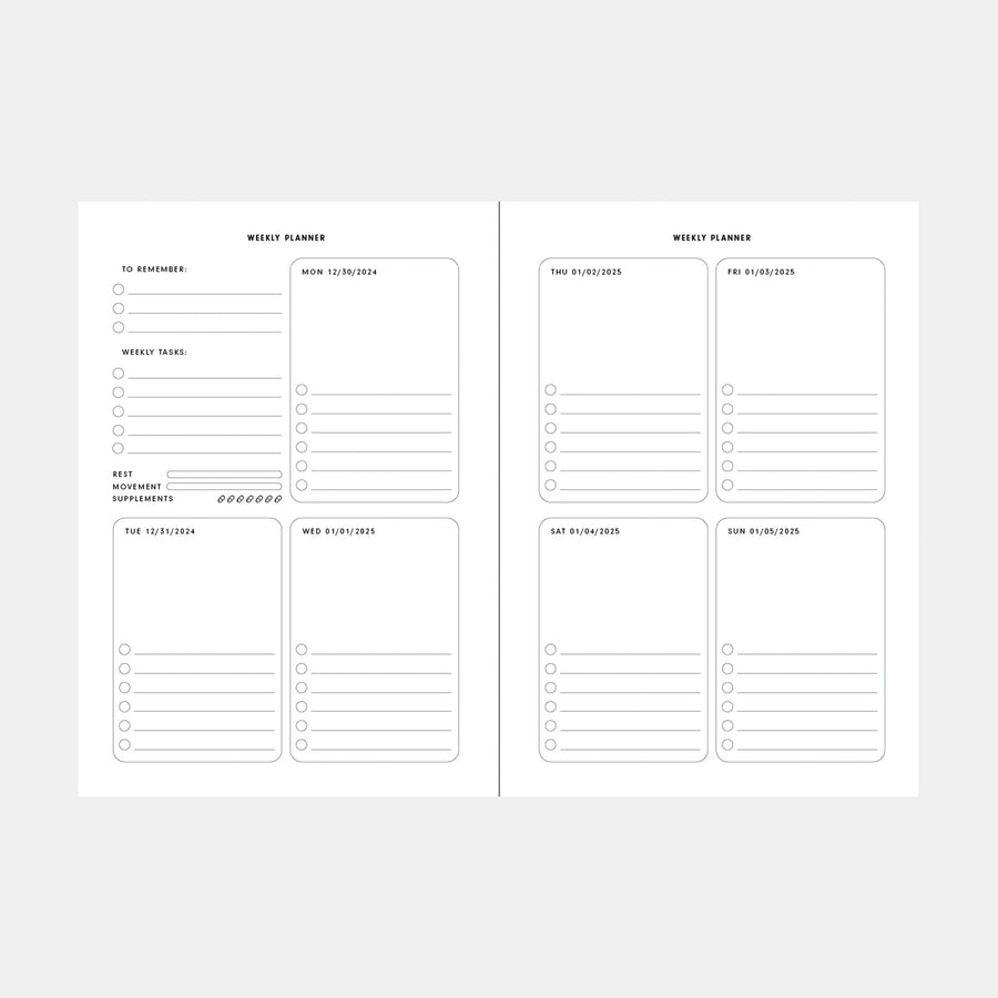 STIL x Cozy K 2025 Planner Insert (6-Ring)