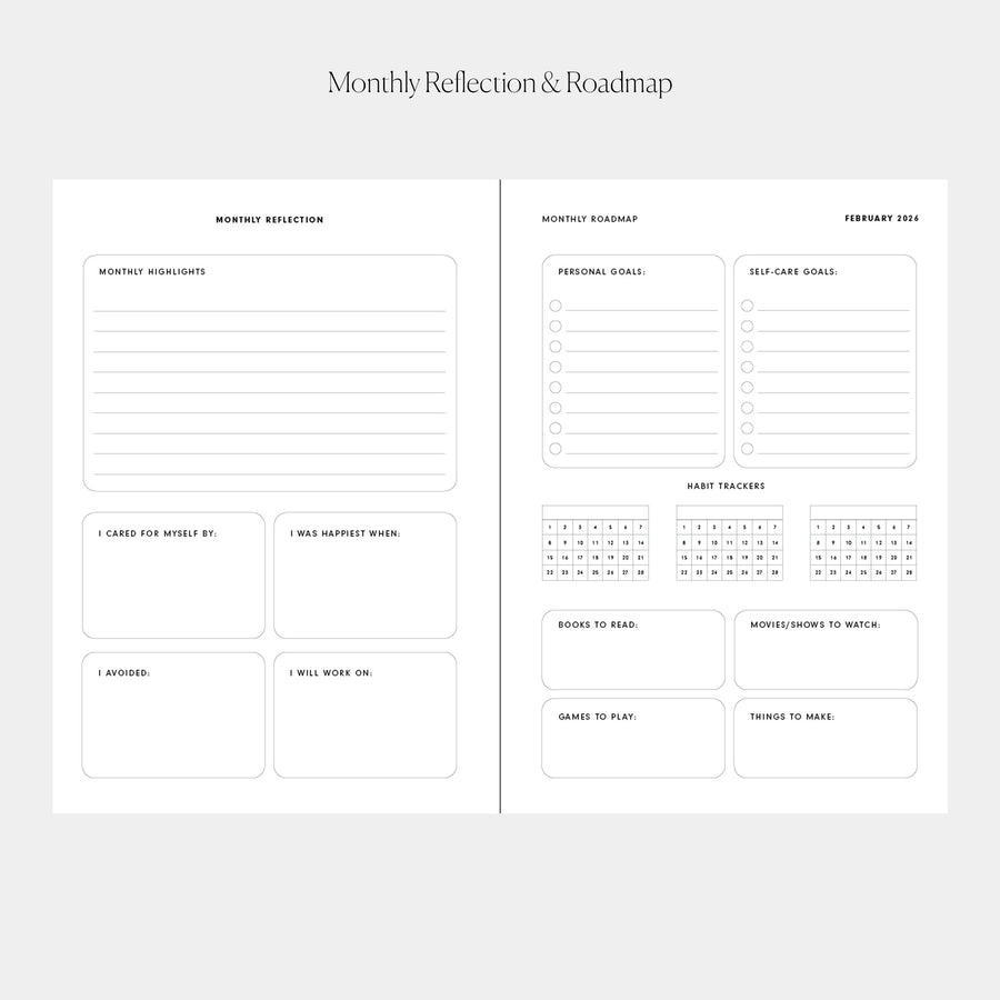 STIL x Cozy K 2026 Planner Insert (6-Ring)