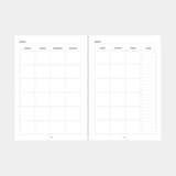 Monthly Calendar Insert (6-Ring)
