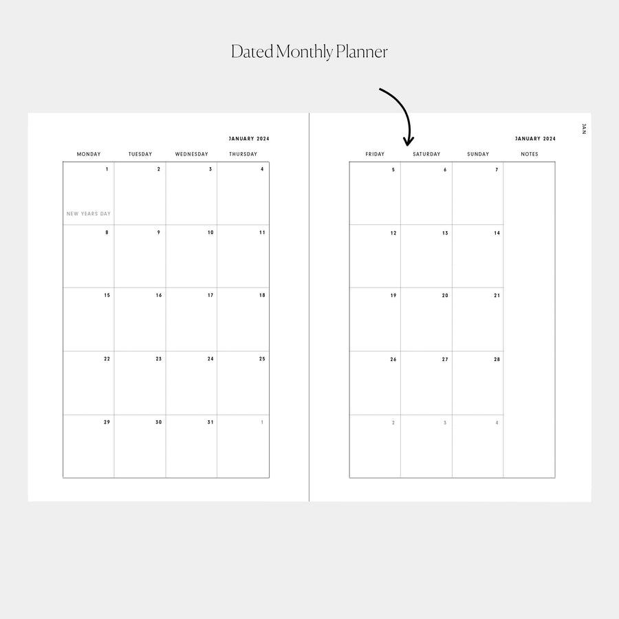 2024 Classic Weekly Planner – STIL