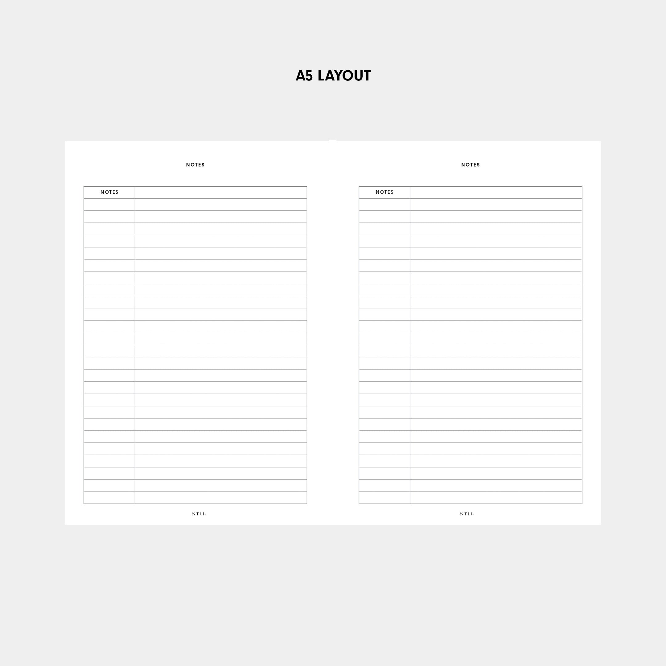 Notes Insert