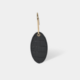 Monogram Keychain | Onyx Croc