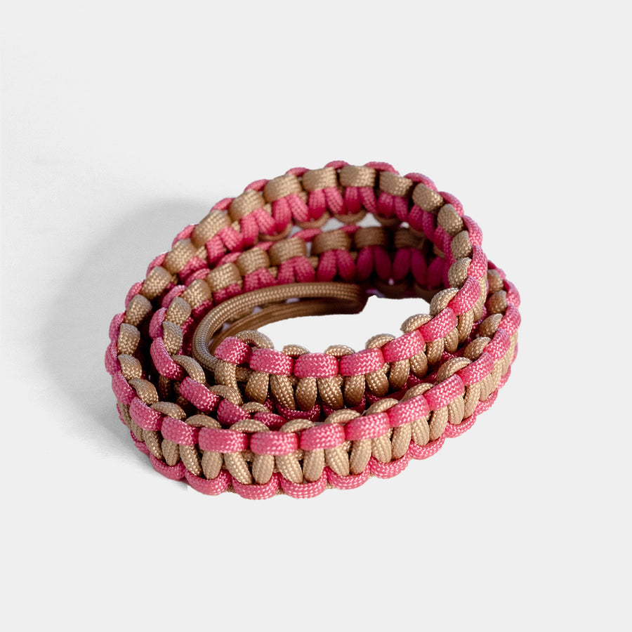 Woven Planner Strap | Strawberry & Cream