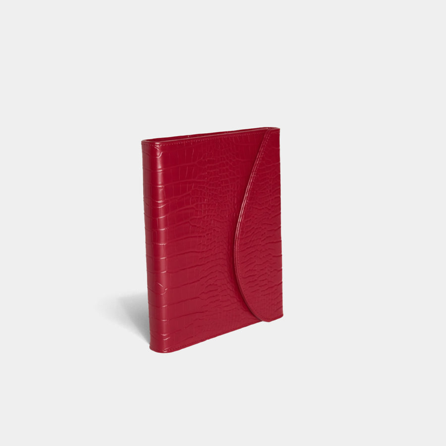 A5 Binder (6-Ring) | Cherry Croc