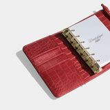 Pocket Binder | Cherry Croc