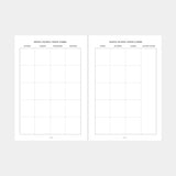 Social Media Planner Insert (6-Ring)