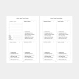 Social Media Planner Insert (6-Ring)