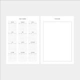 Undated Weekly Planner Insert - Monday (6-Ring)