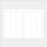 Undated Weekly Planner Insert - Monday (6-Ring)