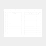 Wedding 'Day-Of Binder' Insert (6-Ring)
