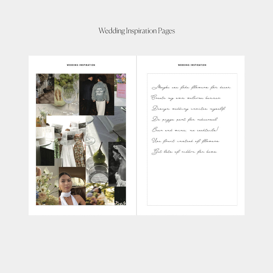 Wedding Planner Insert (6-Ring)