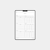 Digital Workout Log