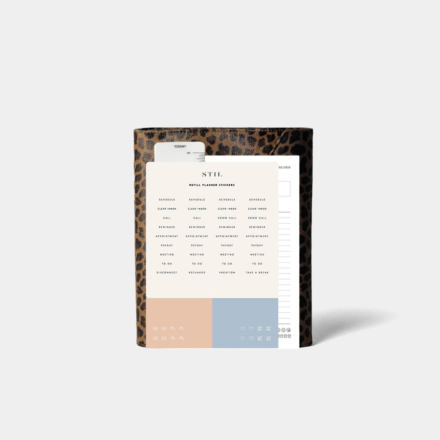 2025 Daily Planner Kit | Leopard