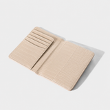 Passport Holder | Beige Croc