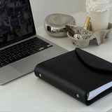 A5 Binder | Black Saffiano