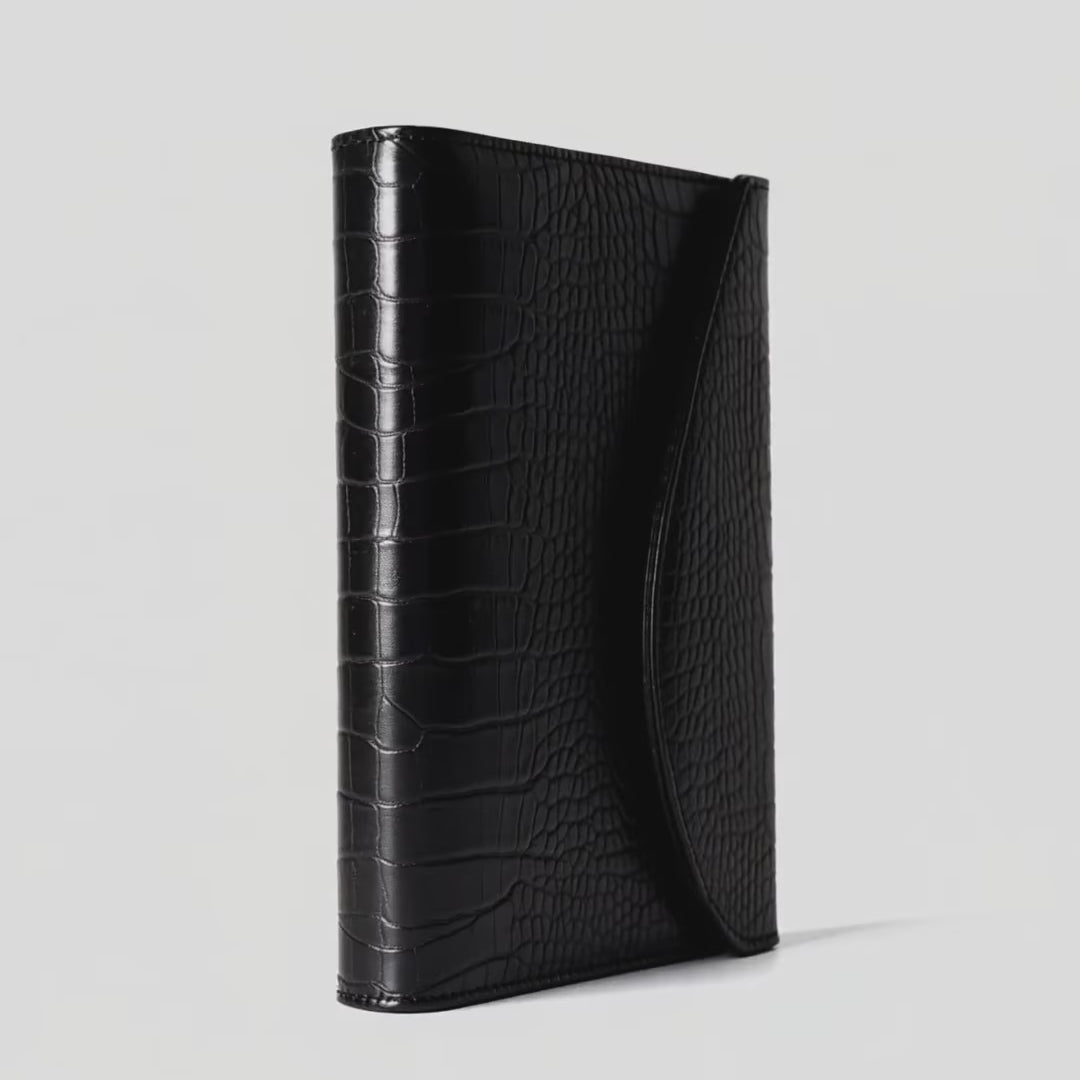 A5 Binder| Onyx Croc