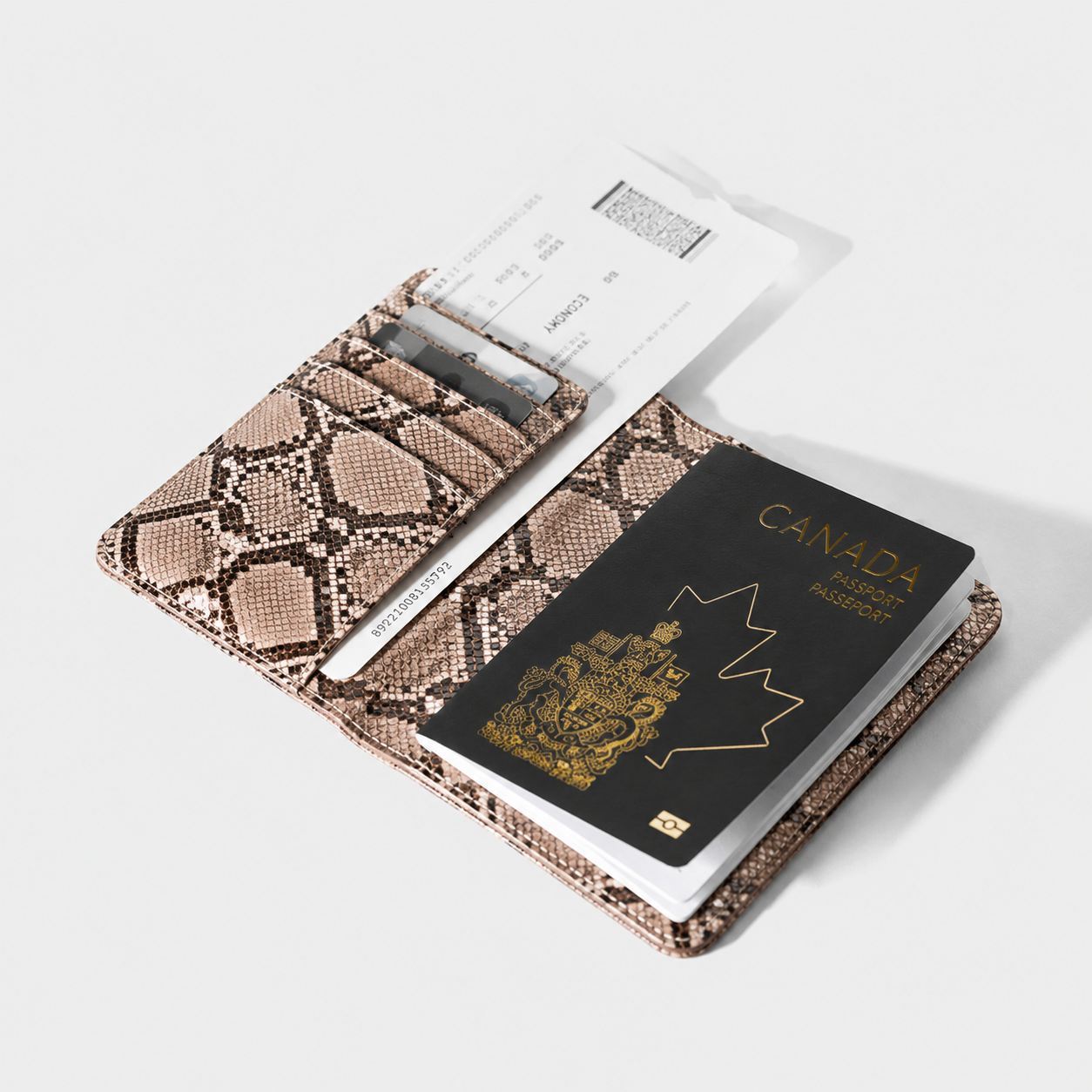 Passport Holder | Snake Print