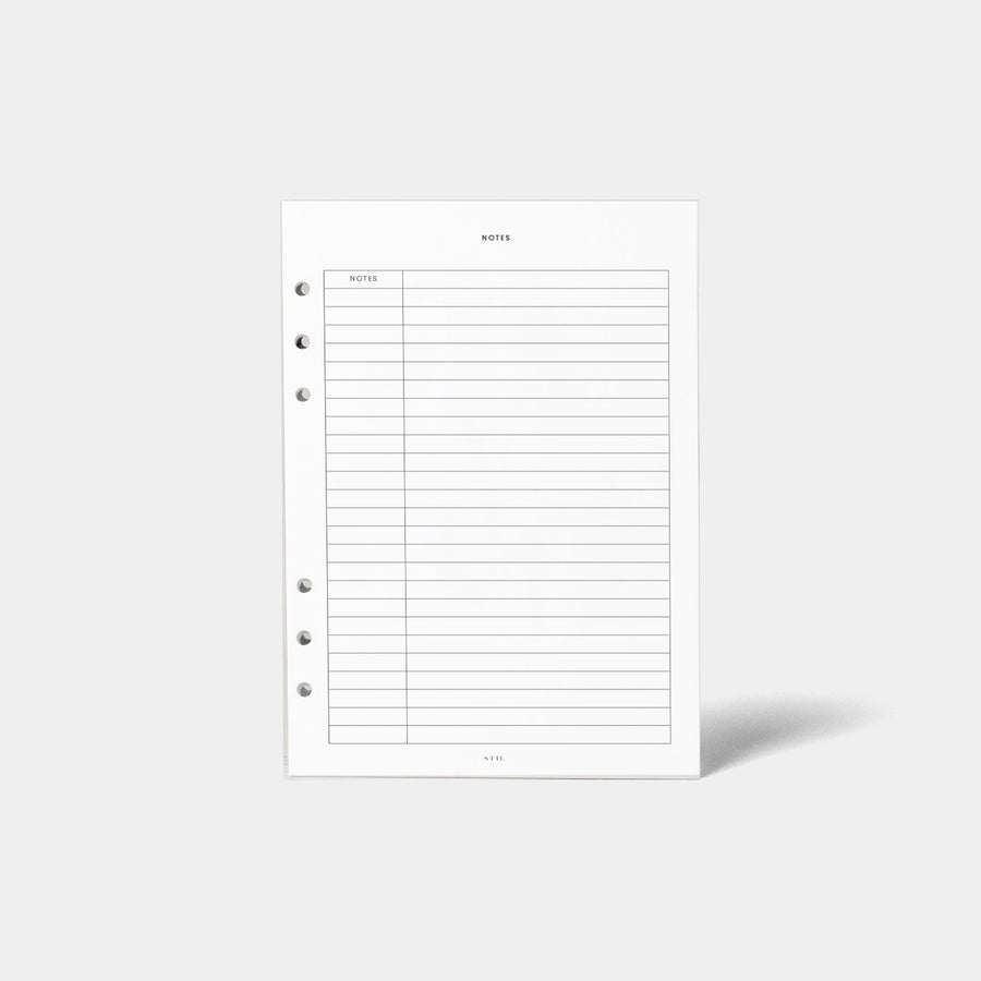 Stil Notes Notes Insert (6-Ring) – STIL