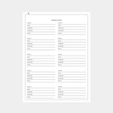 Digital Password Tracker
